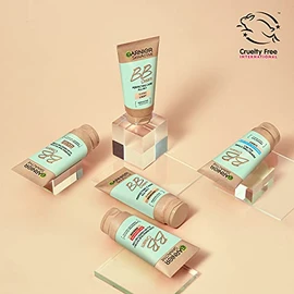 Garnier SkinActive Classic Perfecting All-in-1 BB Cream, Shade Classic Medium, Tinted Moisturiser SPF 15, Brightens and Evens Skin, With Hyaluronic Ac
