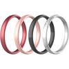 icooci 10/6/4 Packs Engagement Rings Women, Thin and Stackable Rings