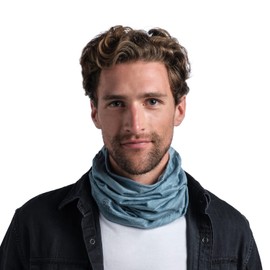 Buff Multi-Functional Wool Scarf, green