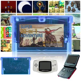 Super Game Card 20 in 1 Games Card for GBA/GBA SP Console (Plug and Play)
