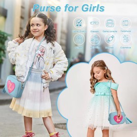 OYLOLA 3 4 5 6 7 8 Year old Girls Birthday Gift, Little Toddler Girl Purse Kid Purses Easter Gifts for Kids Cute Preppy Stuff