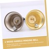 DOITOOL Metal Hand Bell with Handle Sound Musical Percussion Bell