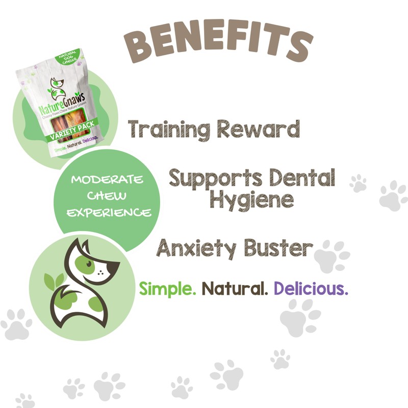 Nature Gnaws Variety Pack for Small Dogs (12 Count) -