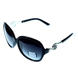 Mi Amore UV protection Shatter resistant Poly Carbonate Goggle-Sunglasses Black Frame & Black Lens