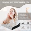 DASGUTES Inflatable Cushion Minimalist Grey Aid Cushion for Yoga Posture,