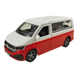 Kids Globe VW Transporter Motorhome Die Cast Pull Back 13.5 cm, Toy for Children, 520362
