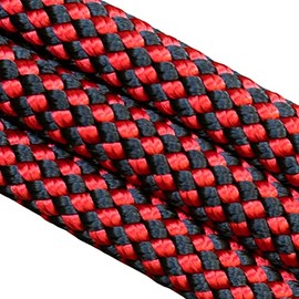 Arborist Tree Climbing Rope | 32 Strand Kernmantle 7/16 inch (11 mm) | AllGear SRT Line | Red Finish Line, 150 feet