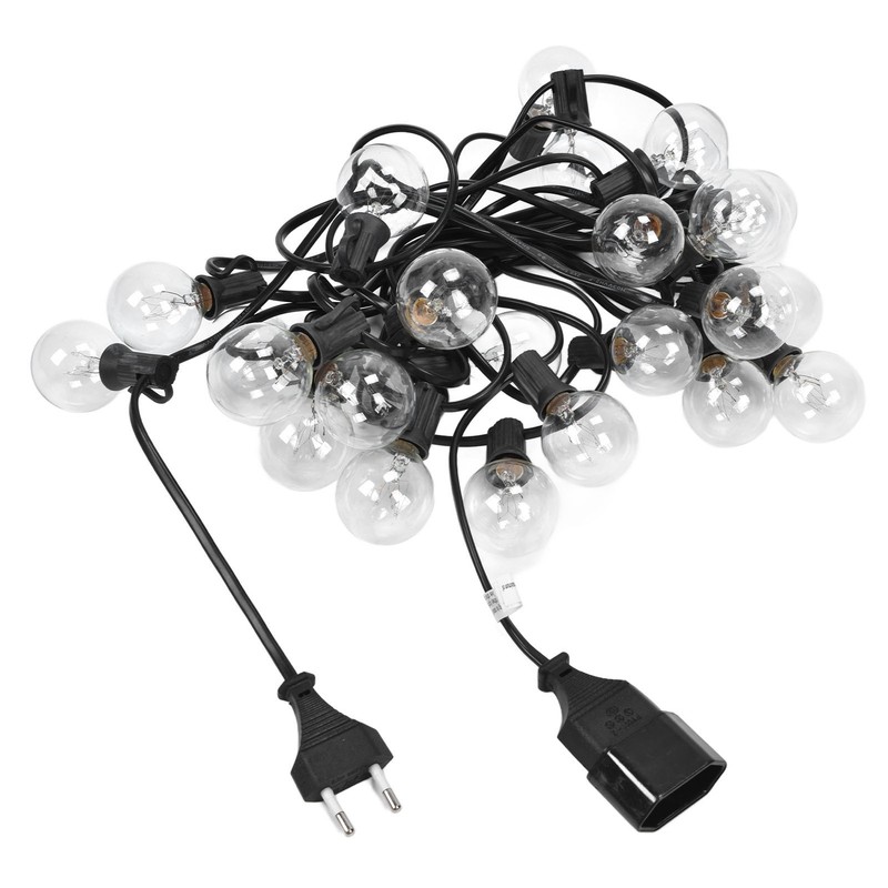 7.65m G40 Bulb String Light 25LED Waterproof Decorative String Lamp
