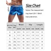 AIEOE Men's Shiny Shorts with Pockets Party Shorts Sexy Boxer