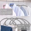 MIZGI Premium Velvet Hangers 50 Pack Heavyduty- Non Slip No