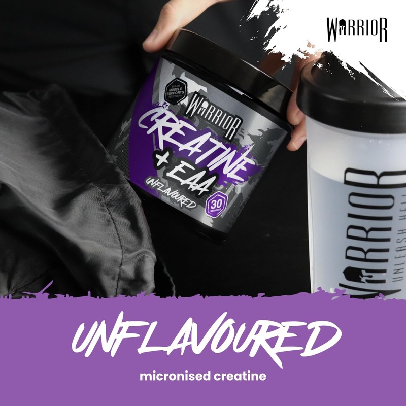 Warrior Creatine Monohydrate Plus EAA – 30 Servings Muscle Recovery