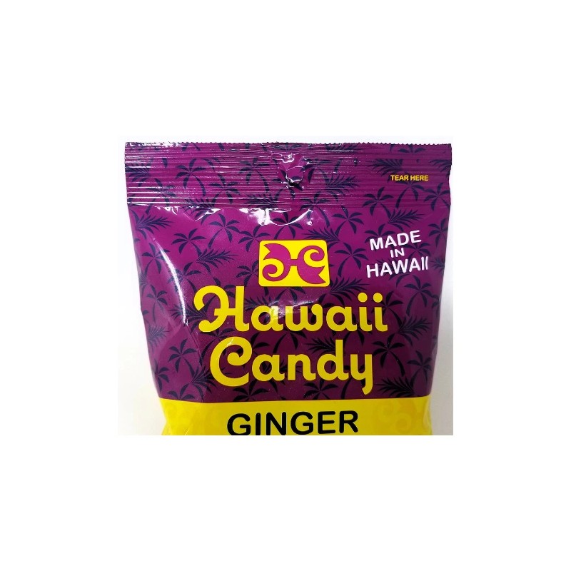 Hawaii Candy Ginger Wafer Cookies Made in Hawaii 3oz Cholesterol
