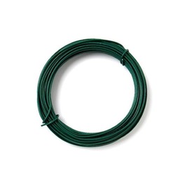 Merriway BH03353 Plastic Coated Garden Wire, 2mm Dia. x 5 Metre (16.25ft) - Green