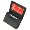MARSHAL Marshal? RFID Blocking Mens Leather Expandable Business Card Case