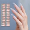 Kimming Nail Extension Tips 360 pcs Base Gel From the Nail Gimbit Tips - W355 / 키밍 네일 연장팁 360 pcs 베이스젤 프롬더네일 깁미팁 - W355