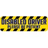StickerTalk Disabled Driver Magnet, 10 inches by 3 inches