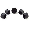 Skoda Alloy Wheel Nut Caps 17mm Matt Black