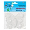Painting Palette for Children Butterfly 7 Cavities Plastic Size 14