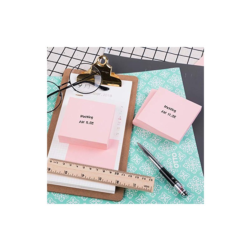 Eagle Sticky Notes, Pink Colour, 75 x 75mm, Post Notes,