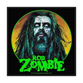 Rob Zombie -Zombie face 10cm X 10cm (4" X 4")