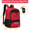 Hsmihair Soccer Bag-Soccer Backpack&Backpack for&Football Volleyball& Basketball,with Ball Compartment and