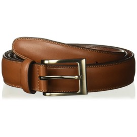 Perry Ellis Men's Timothy Leather Men'S Belt (Sizes 30-54 Inches Big & Tall), Brown, 50