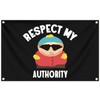 Respect MY Authority Flag, 3x5 Ft Funny Flags for College