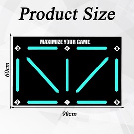 Football Mat Training Football Mat Ball Control Football Mat Training 60 x 90 cm Non-Slip Football Mat Training Silent Training Mat Gifts for Football Lovers