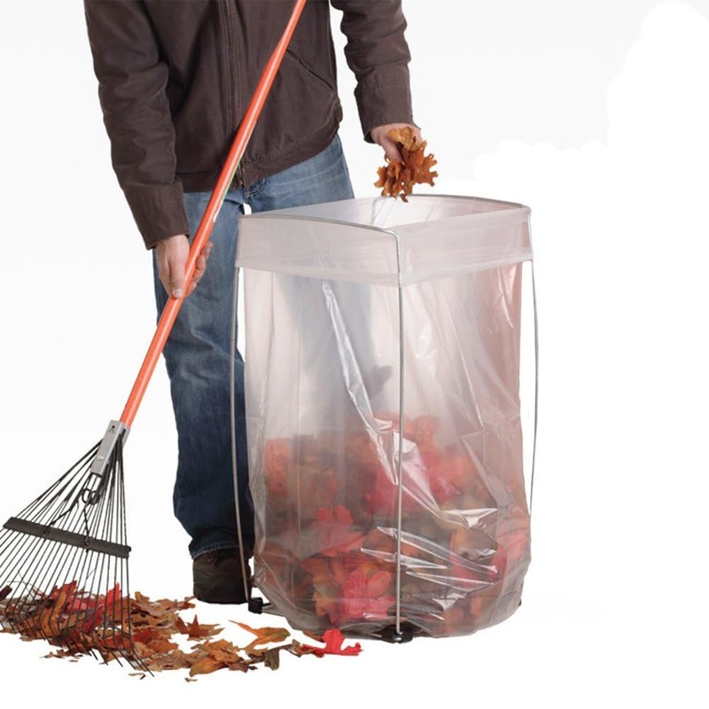 Pekky 30 Gallon Clear Large Trash Bags (Lawn and Leaf),