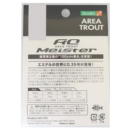 Rodiocraft Ester Line RC Meister Ester 100yd No. 0.35 1.9lb Clear