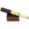 Antique Brass Telescope with Rosewood Case Nautical 6" Single Barrel