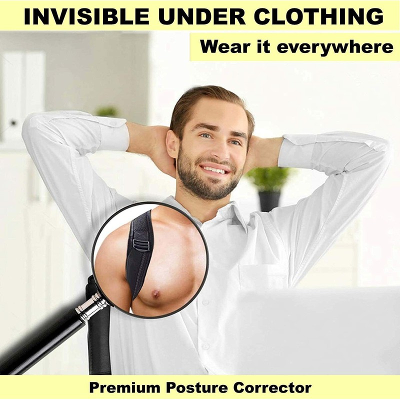 GOKSU Men & Women Back & Shoulder Support Posture and