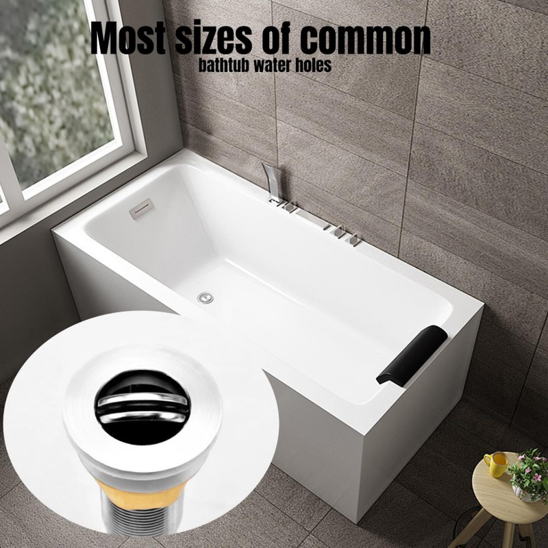 FunnAura 2PCS Bathroom Sink Plug Replacement, Push Down Kitchen Sink