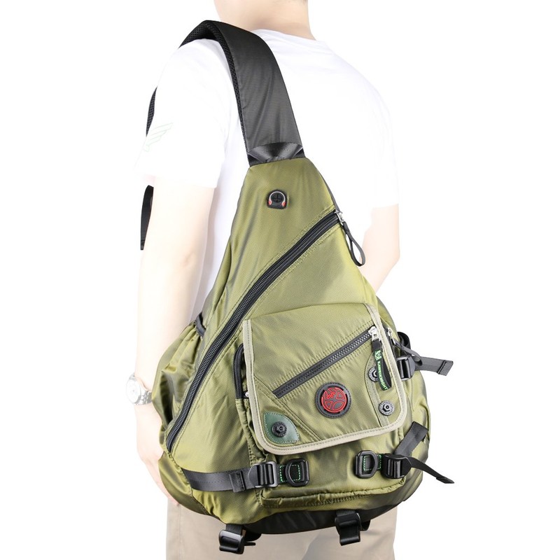 Kawei Knight Large Sling Bag Laptop Backpack Cross Body Messenger