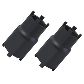 Flylin 2Pcs Clutch Lock Nut Tool, Oil Spinner Tool 24mm 20mm Bipolar Clutch Tool Wrench for GY6 50 125 150cc, Spanner Wrench Lock Clutch Nut Removal Tool for Crf 600rr 450r 250l