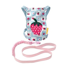 Goldbug Toddler Safety Harness and Bungee Tether - Patchwork Berry