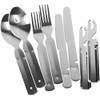 normani 4 or 8-Piece German Army Stainless Steel Cutlery Camping