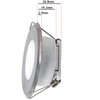 SPARES2GO Cooker Spotlight 1.6w LED 220-240V AC Kitchen Oven Hood