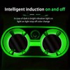 USB Luminous Car Coaster, Round Anti-slip LED Light Car Cup