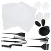IWOWHERO Professional Hair Dyeing Kit 1 Set Hair Coloring Tools