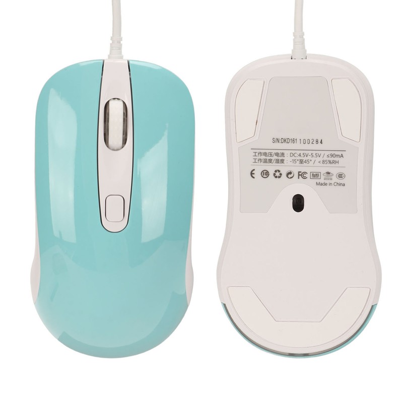 Wired Gaming Mouse RGB Backlit 3500DPI 4 Button Ergonomic Design