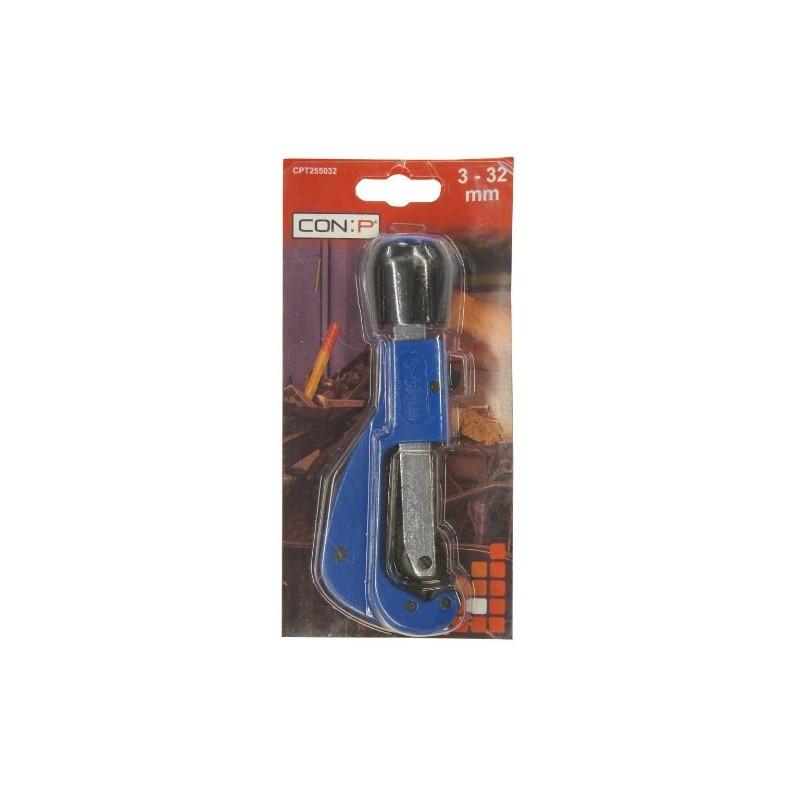 CON:P CPT255032 Copper Pipe Cutter, Silver/Black/Blue, One Size