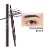 Eyebrow Pencil Dual-Ended Waterproof Retractable Slant Eye Makeup Cosmetic Tool