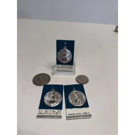 G With Arrow VINTAGE Mother Of The Bride Charm Sterling Silver on Card, 1970s New Old Stock