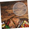 Gatuida Round Stainless Steel Grill Mesh Multi Function Barbecue Accessory
