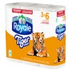 Royale Tiger Strong Paper Towel, 3 Double Equal 6 Rolls,