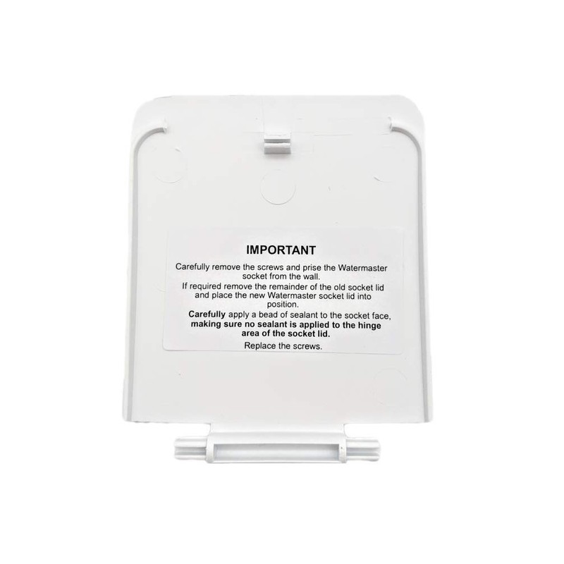 Whale WaterMaster Replacement Socket Replacement Lid / Flap (White)