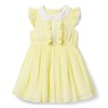 Janie and Jack Girls Pleated Chiffon Dress (Toddler/Little Big Kids),