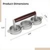 Varku Slider Burger Press Patty Maker with 3 Slots, Red