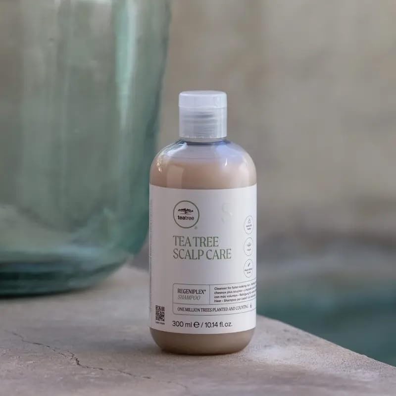 Tea Tree Scalp Care Regeniplex Shampoo, Thickens + Strengthens, For